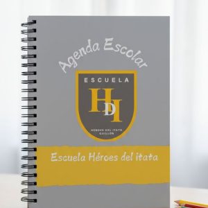 agenda escolar escuela  heroes del itata