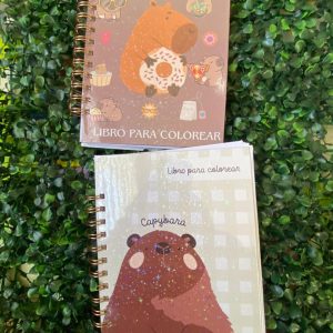 libro para colorear  capibara